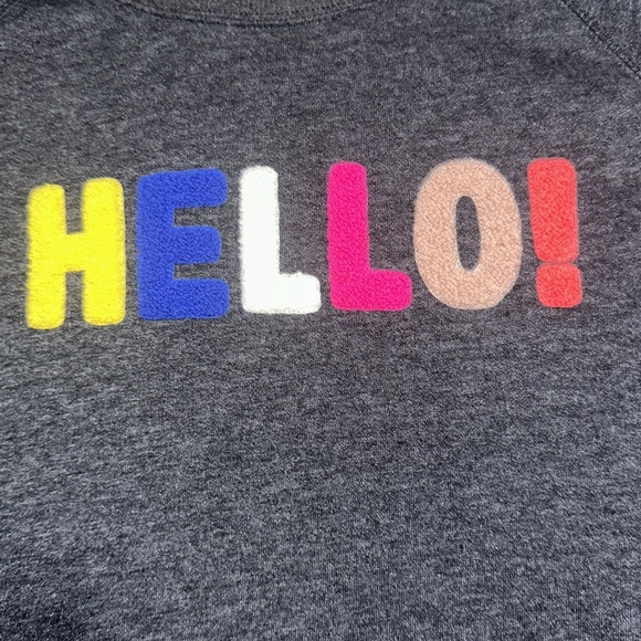 HELLO! Old Navy Crewneck - Picture 2 of 4